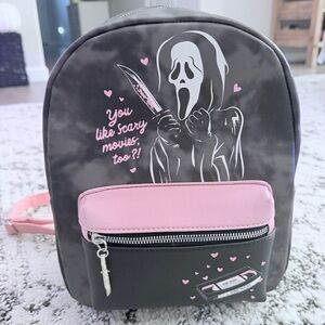 Hot Topic Black and Pink Backpack